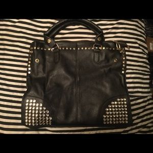 Black Studded Purse